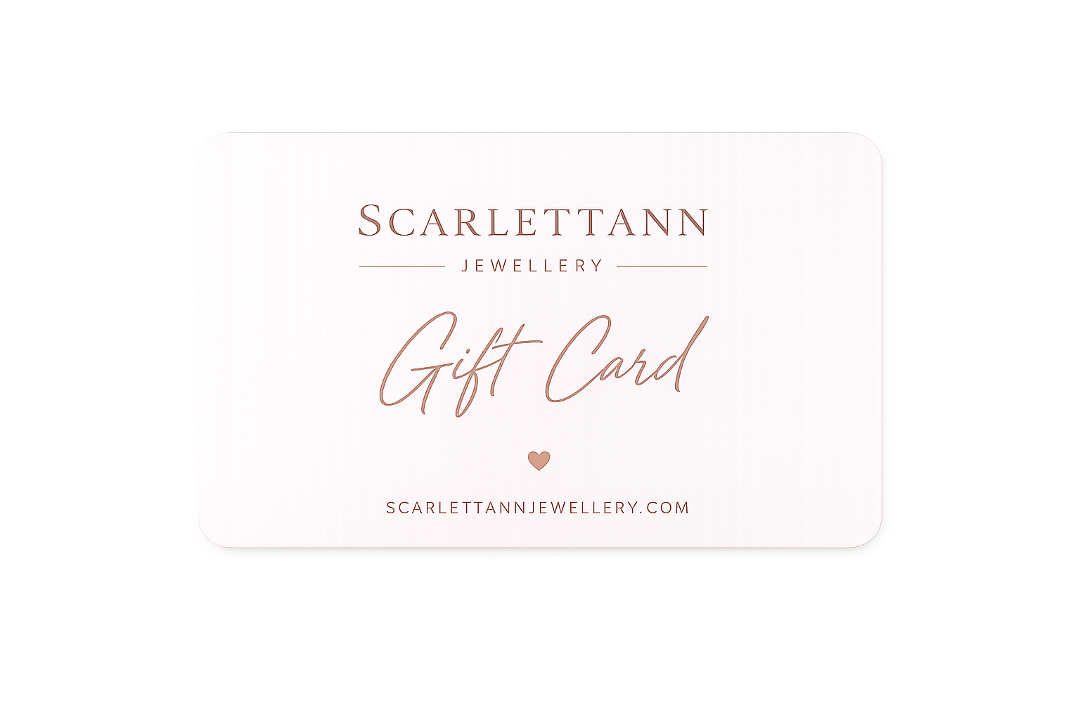 ScarlettAnn Jewellery Gift Card